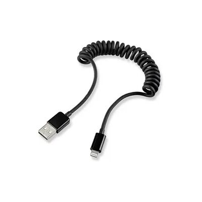 Apple Lightning Spiralkabel - Kompatibel mit iPhone, iPad, iPod - 0.95m Apple Lightning Spiralkabel - Kompatibel mit iPhone, iPad, iPod - 0.95m