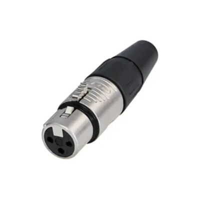 Rean AV RC3F 3-poliger XLR Stecker - Gerade - Professionelles Audio Rean AV RC3F 3-poliger XLR Stecker - Gerade - Professionelles Audio
