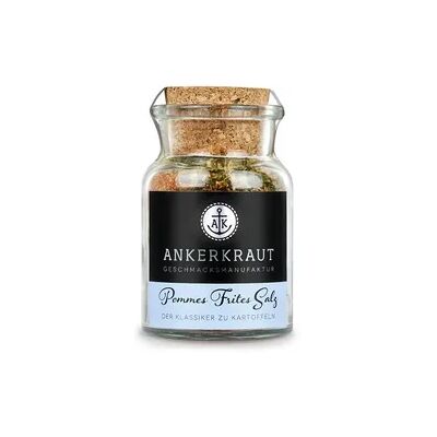 Ankerkraut Pommes Frites Salz, Korkenglas Ankerkraut Pommes Frites Salz, Korkenglas