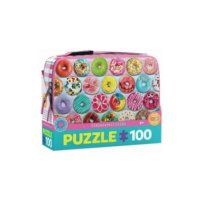 Eurographics Donuts Puzzle Lunchbox - 100 Teile Eurographics Donuts Puzzle Lunchbox - 100 Teile