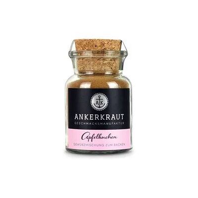 Ankerkraut Apfelkuchen Gewürz, Korkenglas Ankerkraut Apfelkuchen Gewürz, Korkenglas