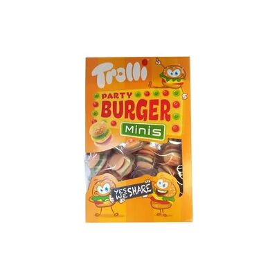 Trolli Mini Burger Gummibärchen - 80 Stück - Süßigkeiten Trolli Mini Burger Gummibärchen - 80 Stück - Süßigkeiten