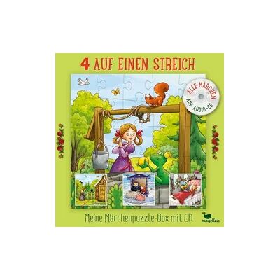 Magellan Grimm Märchenpuzzle-Box - 4 Puzzle mit CD Magellan Grimm Märchenpuzzle-Box - 4 Puzzle mit CD