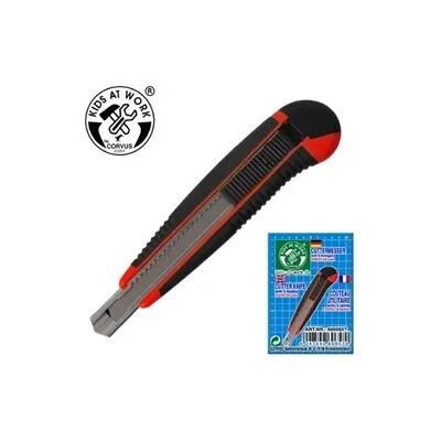 CORVUS A600657 - Kids at work: Cuttermesser 9mm mit 6 Klingen CORVUS A600657 - Kids at work: Cuttermesser 9mm mit 6 Klingen