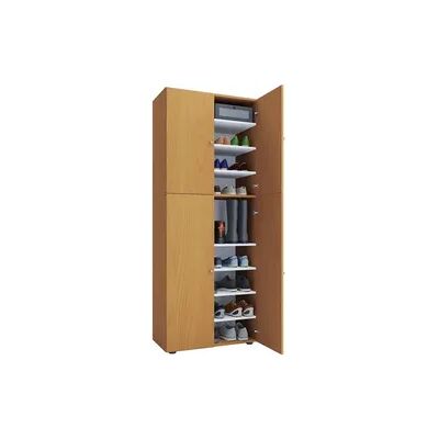 VCM Holz-Schuhschrank - 4 Türen, 9 Fächer - Schuhmöbel VCM Holz-Schuhschrank - 4 Türen, 9 Fächer - Schuhmöbel