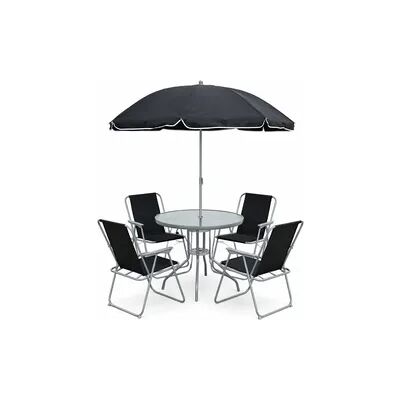 VCM 6tlg Balkonset Gartenmöbel Stapelstühle Set Maxola VCM 6tlg Balkonset Gartenmöbel Stapelstühle Set Maxola