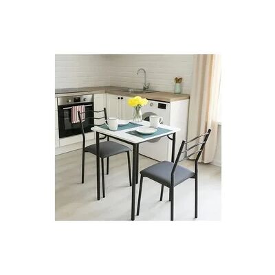HTI-Living Essgruppe Thora 3-teilig Tischplatte Weiß Essgruppe Thora 3-teilig Tischplatte Weiß HTI-Living Essgruppe Thora 3-teilig Tischplatte Weiß Essgruppe Thora 3-teilig Tischplatte Weiß
