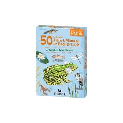 Moses Expedition Natur - 50 heimische Tiere & Pflanzen an Bach & Teich Moses Expedition Natur - 50 heimische Tiere & Pflanzen an Bach & Teich