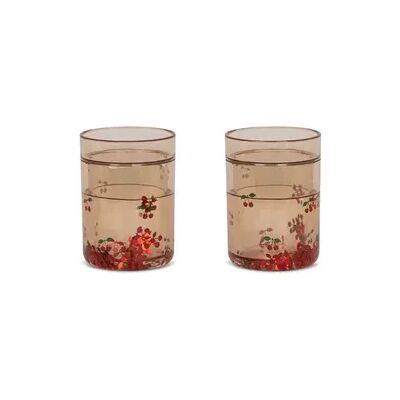 Konges Sløjd Kirsch Glitter Trinkgefäße - 2er Pack Konges Sløjd Kirsch Glitter Trinkgefäße - 2er Pack
