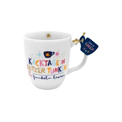 Sheepworld 47375 Tasse - Buntes Muster & Gold - 40cl - Tasse Sheepworld 47375 Tasse - Buntes Muster & Gold - 40cl - Tasse