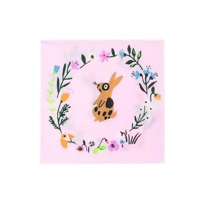 Rico Design Servietten, Ostern, Blumenkranz/Hase, Mix Rico Design Servietten, Ostern, Blumenkranz/Hase, Mix
