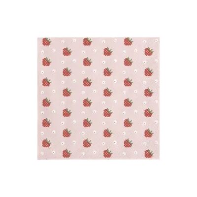 Rico Design Servietten Erdbeeren, Pixel, Rosa, MIX, 20 Stk, 33 x 33 cm Rico Design Servietten Erdbeeren, Pixel, Rosa, MIX, 20 Stk, 33 x 33 cm