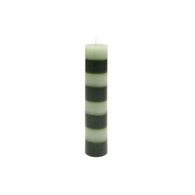 Rico Design GmbH & Co.KG - Stabkerze Gestreift Grün 4x20 cm - Grün - 4x20 cm - Candle Rico Design GmbH & Co.KG - Stabkerze Gestreift Grün 4x20 cm - Grün - 4x20 cm - Candle