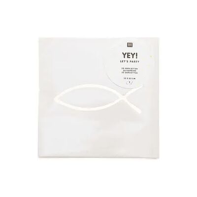 Rico Design Servietten, Christliche Feste, Fisch, Gold Rico Design Servietten, Christliche Feste, Fisch, Gold