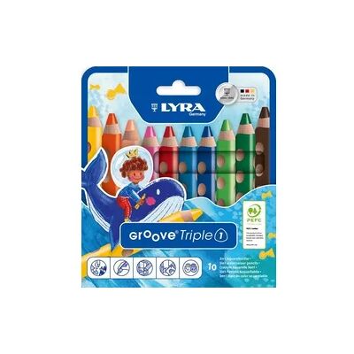 Lyra Pet LYRA Aquarellstifte Groove Triple 1 10 Stück Kartonetui Lyra Pet LYRA Aquarellstifte Groove Triple 1 10 Stück Kartonetui