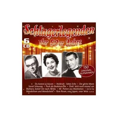 Alive Schlagerlegenden der 50er Jahre - 150 Originalaufn Alive Schlagerlegenden der 50er Jahre - 150 Originalaufn