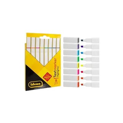 Idena Textmarker 8 Farben Strichstärke 1-4mm Idena Textmarker 8 Farben Strichstärke 1-4mm