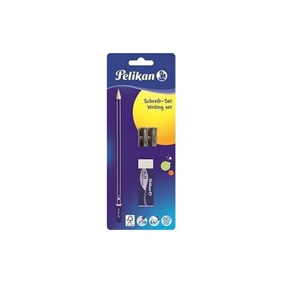 Pelikan Schulset mit Bleistift HB, Radierer AL20 und Doppelanspitzer, 3er Set Pelikan Schulset mit Bleistift HB, Radierer AL20 und Doppelanspitzer, 3er Set