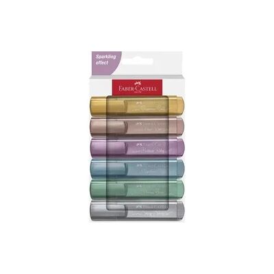 Faber-Castell Textmarker TL 46 Metallic 6er Set Faber-Castell Textmarker TL 46 Metallic 6er Set
