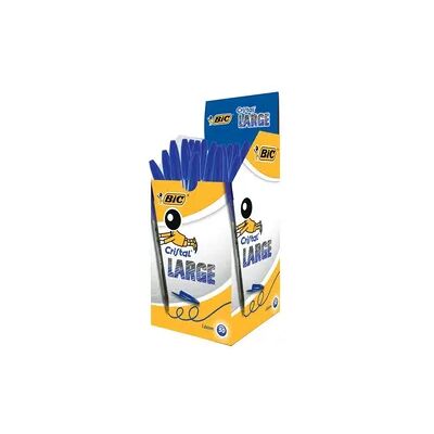 BIC Kugelschreiber Cristal LARGE 0.6mm blau 50er Set BIC Kugelschreiber Cristal LARGE 0.6mm blau 50er Set