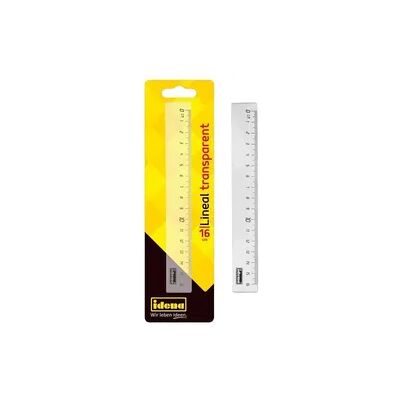 Idena Lineal transparent 16cm Blister Idena Lineal transparent 16cm Blister