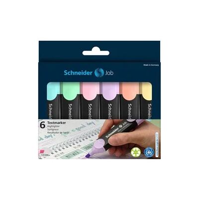 Schneider Textmarker Job Pastell, 6er Set Schneider Textmarker Job Pastell, 6er Set