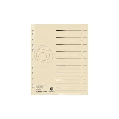 Herlitz Trennblatt A4 chamois 10er Set Herlitz Trennblatt A4 chamois 10er Set