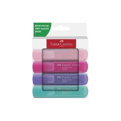 Faber-Castell Textmarker TL 46 Pastell 4er Kartonetui Faber-Castell Textmarker TL 46 Pastell 4er Kartonetui