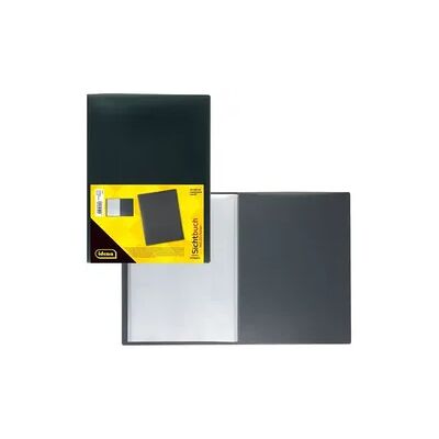 Idena Sichtbuch PP 20 Hüllen transluzent schwarz DIN A4 Idena Sichtbuch PP 20 Hüllen transluzent schwarz DIN A4