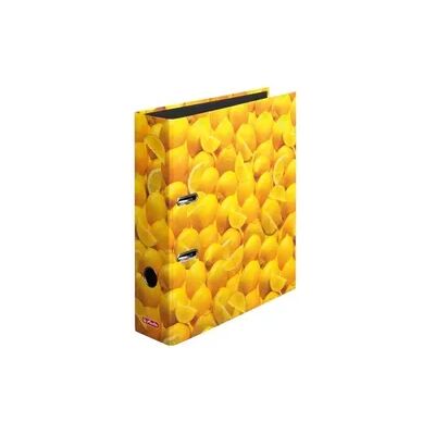 Herlitz Ordner maX.file A4 8cm, Zitronen Herlitz Ordner maX.file A4 8cm, Zitronen