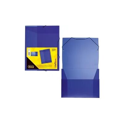 Idena Heftbox PP mit Gummizug transluzent blau DIN A4 Idena Heftbox PP mit Gummizug transluzent blau DIN A4