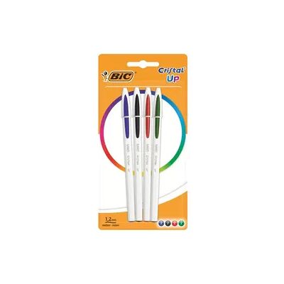 BIC Kugelschreiber Cristal Up 0.35mm sortiert, 4er Set BIC Kugelschreiber Cristal Up 0.35mm sortiert, 4er Set