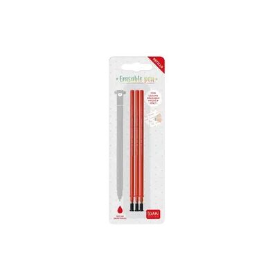 Legami 3x Ersatzmine für löschbaren Gelstift - Rot Legami 3x Ersatzmine für löschbaren Gelstift - Rot