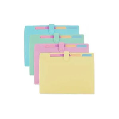 Stylex Dokumentenmappe A4 PP 5 Fächer Macaron Stylex Dokumentenmappe A4 PP 5 Fächer Macaron