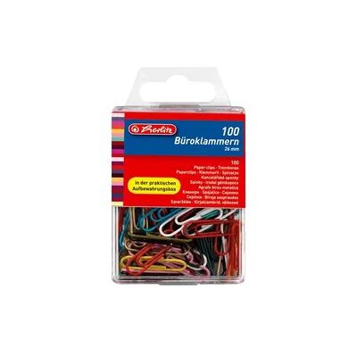Herlitz Büroklammer 26mm farbig 100 Stück Herlitz Büroklammer 26mm farbig 100 Stück