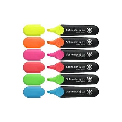 Schneider Textmarker Job, 6er Set Schneider Textmarker Job, 6er Set