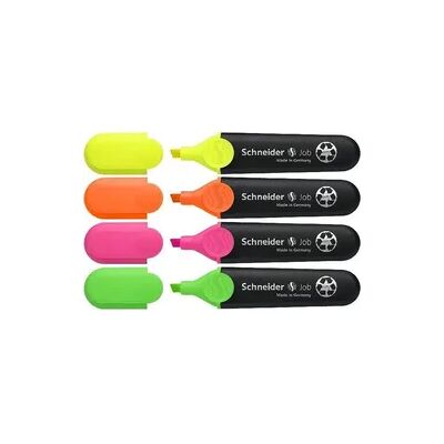 Schneider Textmarker Job, 4er Set Schneider Textmarker Job, 4er Set