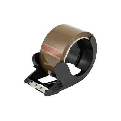 Stylex Paket-Klebebandabroller, Abroller inkl. 1 Rolle, braunes Klebeband, 50 mm x 66 m Stylex Paket-Klebebandabroller, Abroller inkl. 1 Rolle, braunes Klebeband, 50 mm x 66 m