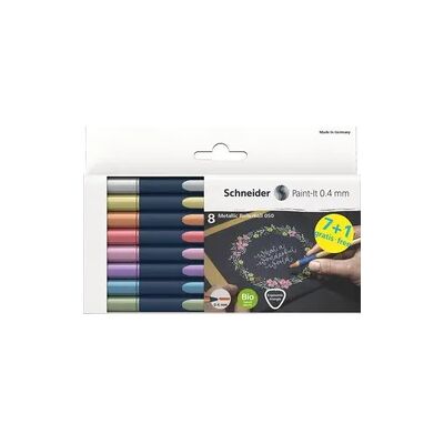 Schneider Metallic Rollerball Paint-It 050, 0.4mm, 8er Set Schneider Metallic Rollerball Paint-It 050, 0.4mm, 8er Set