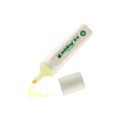 Edding Textmarker e-24 EcoLine pastellgelb Edding Textmarker e-24 EcoLine pastellgelb