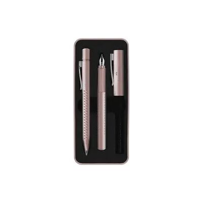 Faber-Castell Füller + Kugelschreiber Set, Grip 2011, pale rose Faber-Castell Füller + Kugelschreiber Set, Grip 2011, pale rose