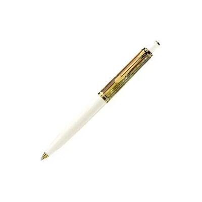 Pelikan Kugelschreiber Souverän® K400, 24-Karat vergoldete Zierelemente, Druckmechanik, Schildpatt-Weiß Pelikan Kugelschreiber Souverän® K400, 24-Karat vergoldete Zierelemente, Druckmechanik, Schildpatt-Weiß
