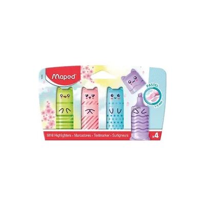 Maped Textmarker PASTELL MINI 4 Stück Maped Textmarker PASTELL MINI 4 Stück