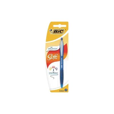 BIC Kugelschreiber Atlantis Soft Blau BIC Kugelschreiber Atlantis Soft Blau
