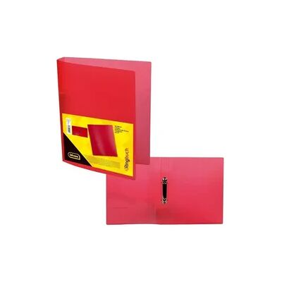 Idena Ringbuch PP 2 Ringe 35mm transluzent rot DIN A4 Idena Ringbuch PP 2 Ringe 35mm transluzent rot DIN A4
