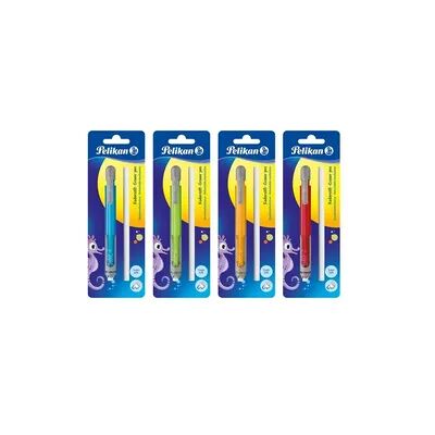 Pelikan Radierstift inkl. Ersatzradierer, farbig sortiert, 1 Stück Pelikan Radierstift inkl. Ersatzradierer, farbig sortiert, 1 Stück