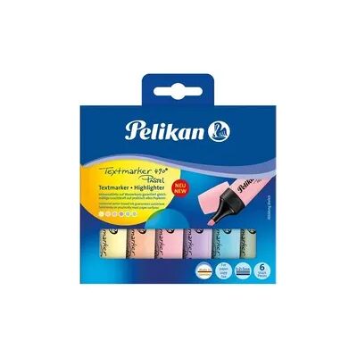 Pelikan Textmarker 490 Pastel 6er Set Pelikan Textmarker 490 Pastel 6er Set
