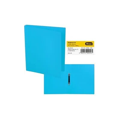 Idena Ringbuch aus Kunststoff 2 Ringe hellblau DIN A4 Rückenbreite 2cm Idena Ringbuch aus Kunststoff 2 Ringe hellblau DIN A4 Rückenbreite 2cm