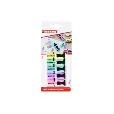 Edding Textmarker Mini Pastel, 5er Set Edding Textmarker Mini Pastel, 5er Set
