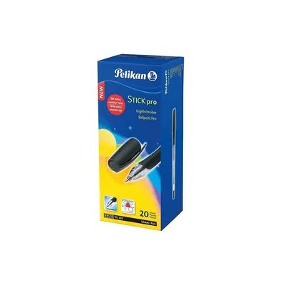 Pelikan Kugelschreiber Stick pro, 1 Box mit 20 Stück in Schwarz Pelikan Kugelschreiber Stick pro, 1 Box mit 20 Stück in Schwarz